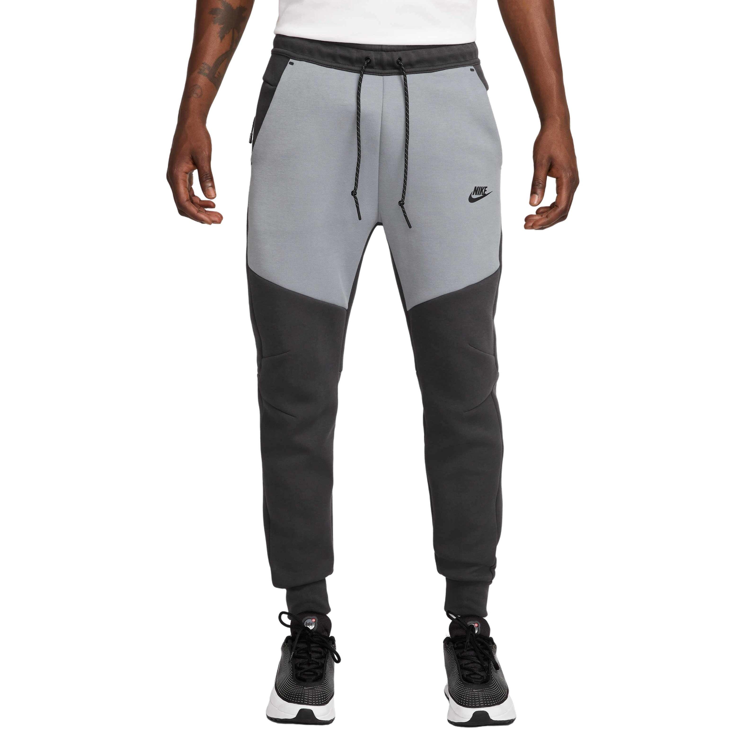 Nike Men's Tech Fleece Joggers - Grey/Dark Grey - GREY/DARK GREY